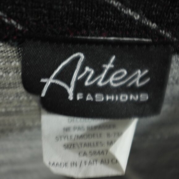 COPY - Artex Fashion geometric contrast dress made in Canada size M - Picture 2 of 9